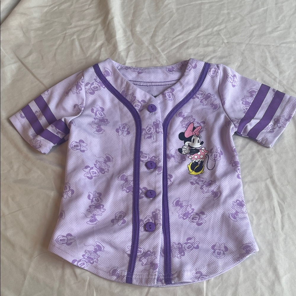 Disney Minnie Mouse Lavender Kids Jersey